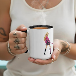 Barbie Coffee Mug Zweifarbige Tasse