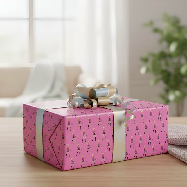 Barbie-Geschenkpapier Geschenkpapier (Von Creator hochgeladen)