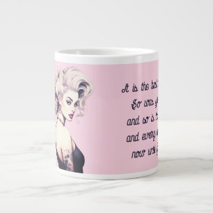 Barbie-Inspiriert Button-Up Jumbo-Tasse