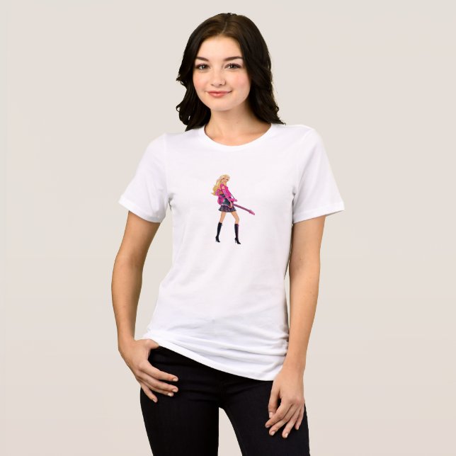 Barbie Tri-Blend Shirt (Vorderseite voll)