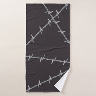 Barbwire Cool Badehandtuch