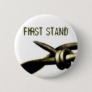 Barbwire Knopf Button