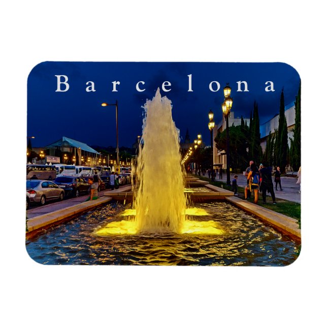 Barcelona. #100. magnet (Horizontal)