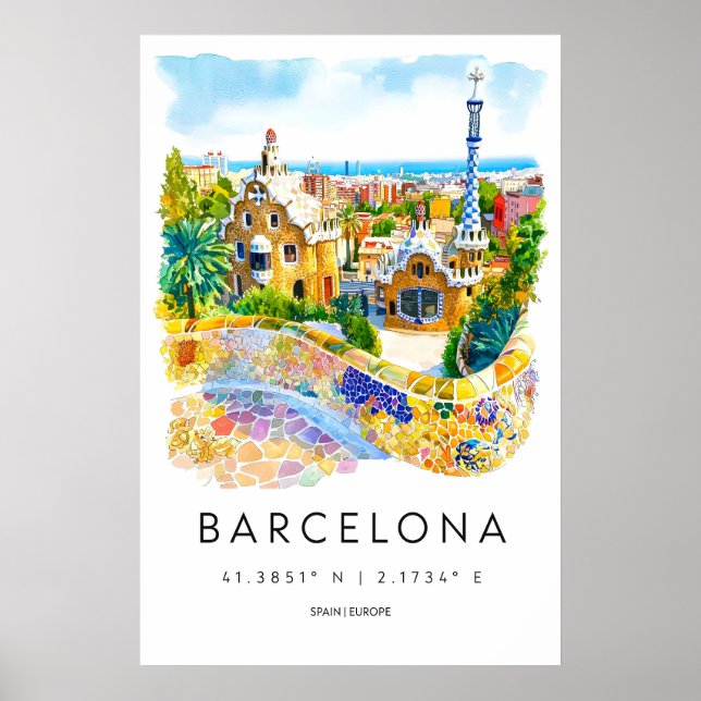 Barcelona 19 poster (Vorne)