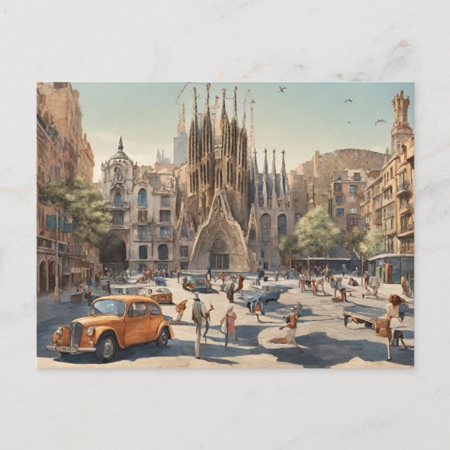 Barcelona (3) postkarte (Vorderseite)