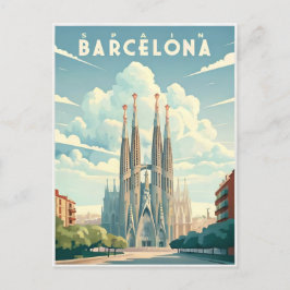 Barcelona: Atemberaubende Stadt Spaniens Postkarte