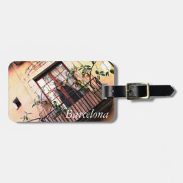 Barcelona-Balkon Gepäckanhänger