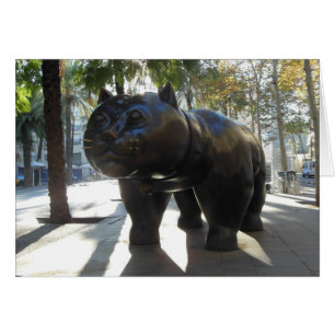 Barcelona Berühmte Statue an den Ramblas