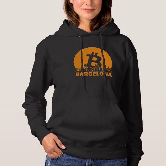 Barcelona Bitcoin Maximalist  Bitcoin Barcelona Sk Hoodie (Vorderseite)