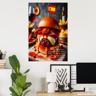 Barcelona Bites: Chorizo Champion 24x36 Poster