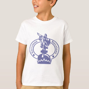 Barcelona-Briefmarke T-Shirt