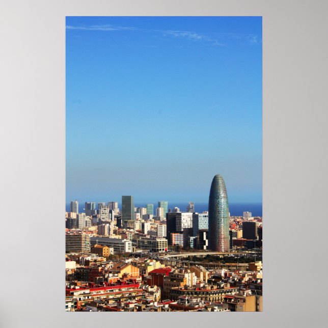 Barcelona City Poster (Vorne)