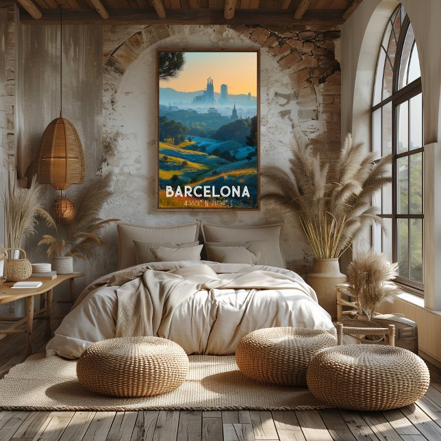 Barcelona: Ciudad de Gaudí Naturaleza Arquitectura Poster (Von Creator hochgeladen)