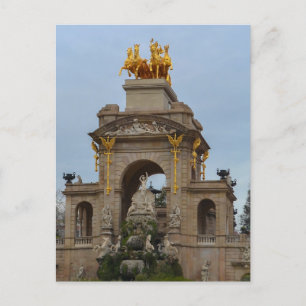 Barcelona Ciutadella Park/Garten: Postkarte