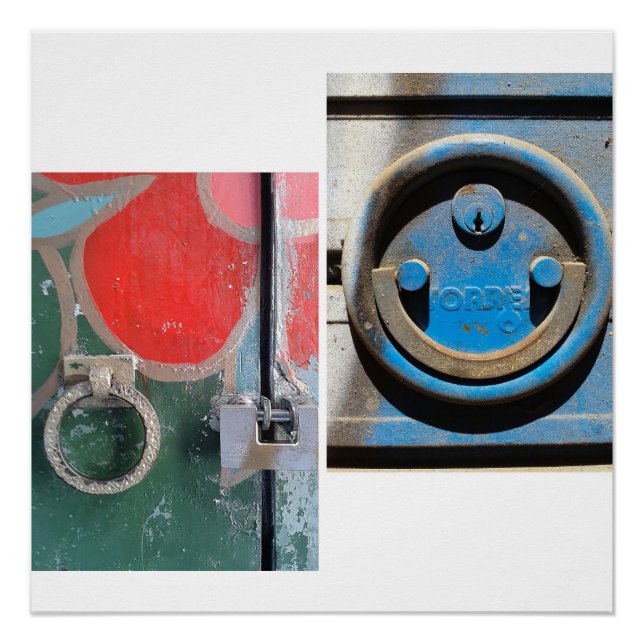 Barcelona Door Knockers, No. 001 Poster (Vorderseite)