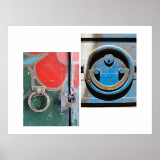 Barcelona Door Knockers, No. 001 Poster