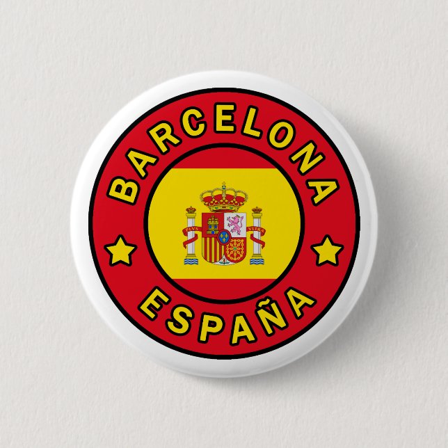 Barcelona España Button (Vorderseite)