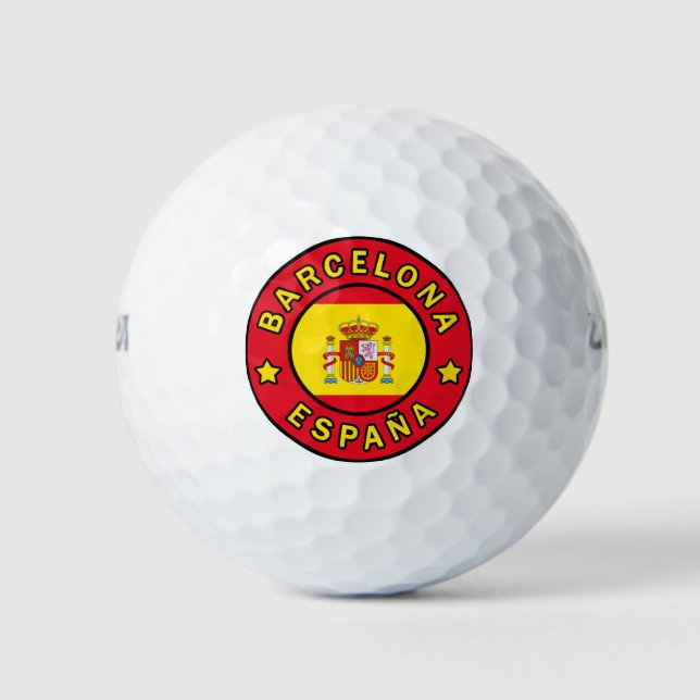 Barcelona España Golfball (Vorderseite)