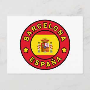 Barcelona España Postkarte