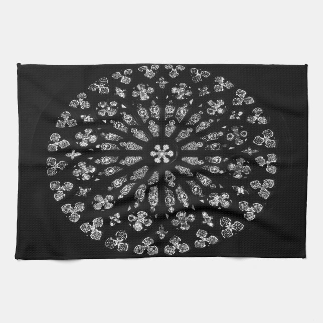 Barcelona-Fenster Handtuch (Horizontal)