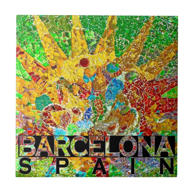 Barcelona Fliese (Vorderseite)