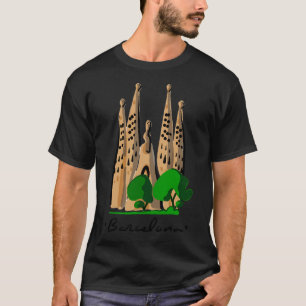 Barcelona-Gaudi-Logo T-Shirt