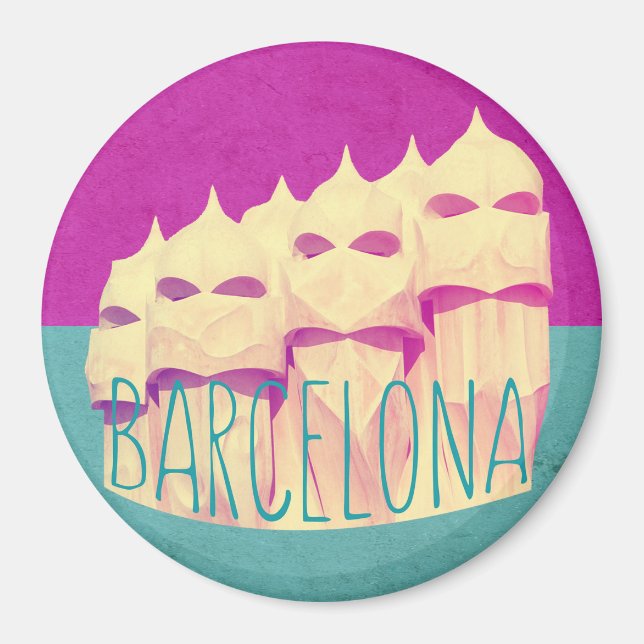 Barcelona Gaudi Paradise Magnet (Vorne)