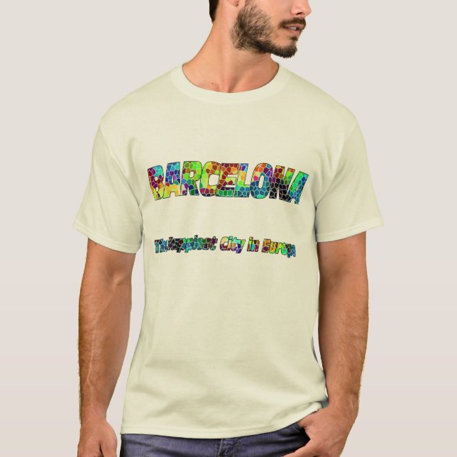 Barcelona Gaudi T-Shirt (Vorderseite)