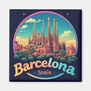 🧲 Barcelona Gotisches Viertel Erinnerung Spanien Magnet