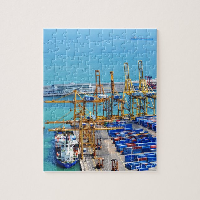 Barcelona-Hafen Puzzle (Vertikal)