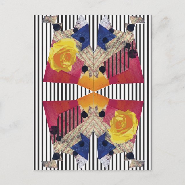 Barcelona im Frühling Postkarte (Vorderseite)
