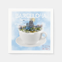 Barcelona im Teacup - Sagrada Familia Skyline
