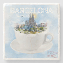 Barcelona im Teacup - Sagrada Familia Skyline