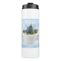 Barcelona im Teacup - Sagrada Familia Skyline