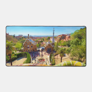 Barcelona in Spanien Schreibtischunterlage