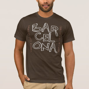 Barcelona ist cool (Brown) T-Shirt