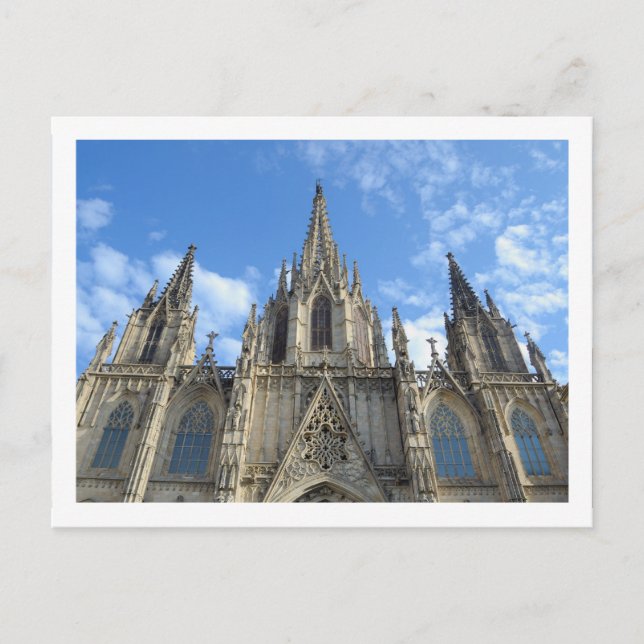 Barcelona Kathedrale Postkarte (Vorderseite)
