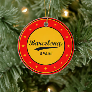 Barcelona Keramik Ornament