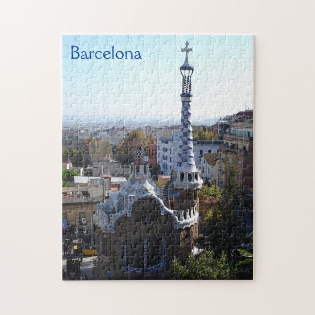 Barcelona-Laubsäge Puzzle (Vertikal)