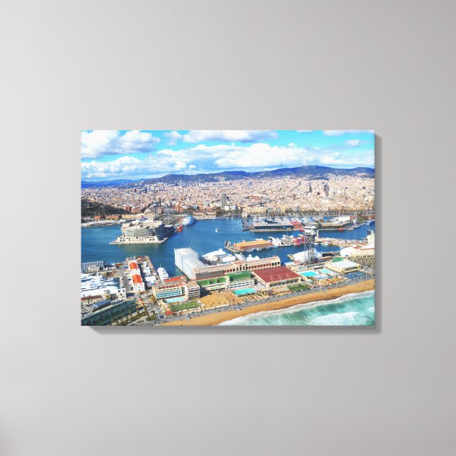 Barcelona Leinwanddruck (Vorderseite)