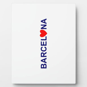 Barcelona Love Fotoplatte