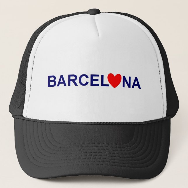Barcelona Love Truckerkappe (Vorderseite)