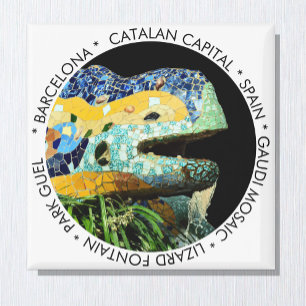 Barcelona Magnet, Lizard, Spanien/Katalonien Magnet