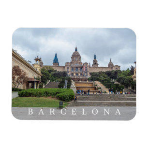 Barcelona Palau Nacional View Kühlschrankmagnet Magnet
