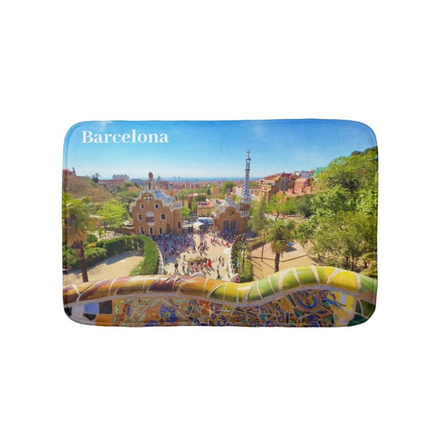 Barcelona Park Guell Badematte (Vorderseite)
