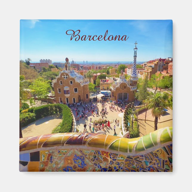 Barcelona, Park Guell Magnet (Vorne)