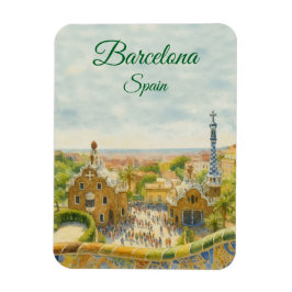 Barcelona Park Guell Magnet