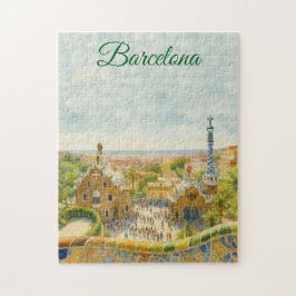 Barcelona Park Guell Puzzle