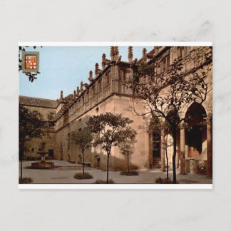 Barcelona Pati dels Tarongers Antiker Innenhof Postkarte