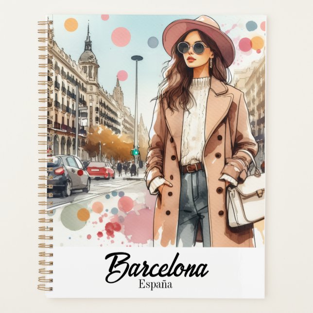 Barcelona Planer (Vorderseite)